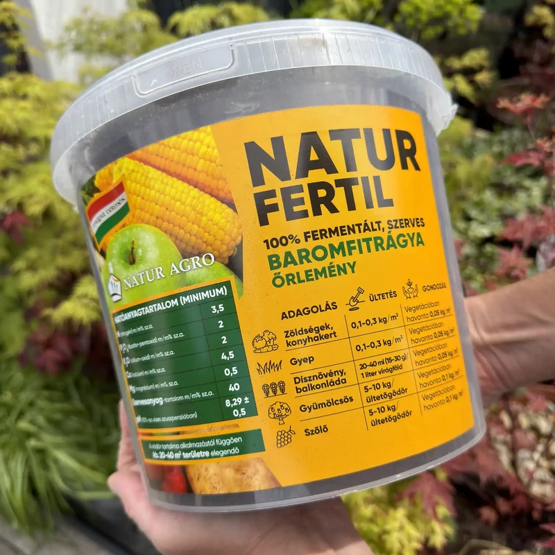 Natur Fertil baromfi szerves trágya granulátum - 4 kg