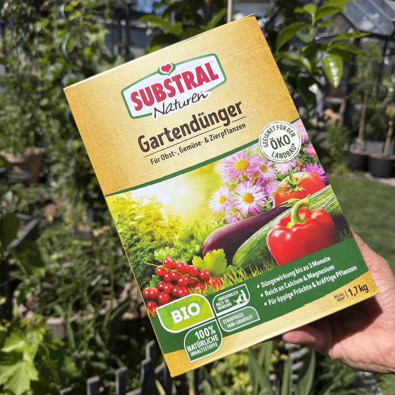 Substral Naturen bio granulált trágya zöldségekhez – 1,7 kg